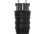 Kištukas EMOS P0050, su įž., guminis, IP44, 3680 W, 250 V~/16 A maks., juodos sp.