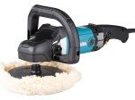 Elektrinis poliruoklis MAKITA 9237CB, galia 1200 W, 180 mm, 0-600/3200 min-1, 3,4 kg