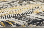 Kilimas ANDIAMO Portland, 120 x 170 cm, antracito/garstyčių spl., 75% polipropilenas, 25% poliesteris, tinkamas viduje ir lauke, Egiptas, 704196