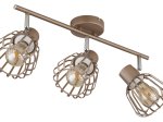 Kryptinis šviestuvas GLOBO Olin, E27, 3 x 40W, 230V, kavos sp., 500x125x175 mm