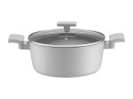 Puodas su dangčiu AMBITION GRIS, 20 cm, 2,2 l, su Qualum Basic danga, ST