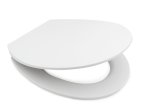 Klozeto dangtis RIDDER Memphis, duroplastas, lėtai nusileidžiantis, baltas matinis, su tvirtinimo elementais, 02217101