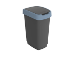 Šiukšlių dėžė rūšiavimui ROTHO Twist, 25 l, mėlyna sp.