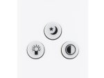 Lubinis LED šviestuvas GLOBO Sonny, 18W, 230V, 1860 lm, 2700-6500K, su pultu, dimeriuojamas, atmintis, aktyvi šviesa, juodas, 390 x 80 mm, 41587-18.