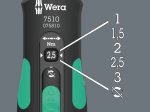 Safe-Torque sukimo momento atsuktuvų komplektas WERA 7510/14, 1-3 1-3 Nm