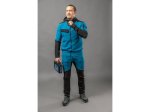 Kelnės HOGERT WORKWEAR Beelitz, 95% poliesteris, 5% elastanas, mėlyna-juoda spalva, XL (54) dydis