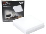 LED šviestuvas TOPE Tora, 24W, 3000K, 1685 lm, IP40, virštinkinis, kvadratinis, baltos sp., matmenys 220 x 220 x 55 mm, 6004000054