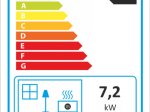 Krosnelė-židinys WARMTECH PAB716-3X, galia 7 kW