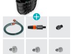 Ritė žarnai GARDENA, montuojama po žeme, automatinė, 20 m, 11mm Gardena žarna; lanksti jungiamoji žarna, vamzdyno jungtis, OGS dalys ir valymo purkštuvas