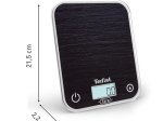 Virtuvinės svarstyklės TEFAL Optiss Ardoise, juodos sp.