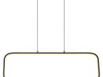 Pakabinamas LED šviestuvas GLOBO Silla, 24W, 230V, 3000K, 2770 lm, metalas, plastikas, matinės juodos sp., 800 x 100 x 1200 mm, 67262HB
