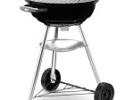 Anglies kepsninė WEBER, Compact Kettle, skersmuo 47cm, su ratukais, juoda