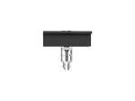Universalus vidurinis spaustukas KENO K-05-50-R-CZ, "click" bėgeliams, juodas