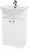 Vonios baldų komplektas CERSANIT MITO Cersania 50, 79,4 x 46 x 31,6 cm,balta, komplekte: praustuvas, maišytuvas, sifonas, silikonas, Lenkija