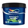 Vandeniniai vidaus dažai SADOLIN Bindo 3, 9 l, BW bazė, balti, visiškai matiniai