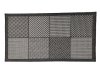Kilimėlis RICCO SISAL MAT, 60 x 110 cm, pilkas, 100% polypropilenas/sizalis, tinka viduje ir lauke, kvadratai, 30H-3S6011
