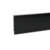 Grindjuostė KORNER Verona Nr. 501708, 80 x 2400 mm, polivinilchloridas, spl. juoda