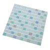 Stiklo mozaika MONA MOSAICS Hp1118, 300 x 300 x 8 mm, spl. balta