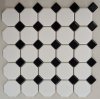 Mozaika INCA MOSAICS Octagon, 309,7 x 293,8 x 6 mm, 14 vnt./dėž., akmens masės, glazūruota, spl. balta/juoda