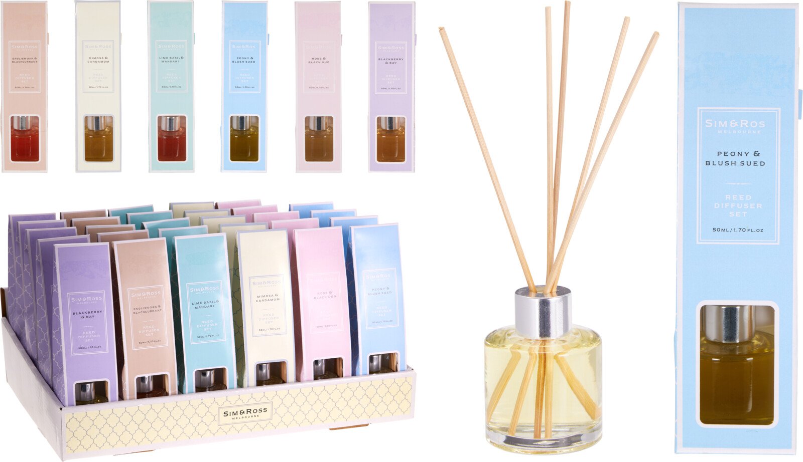 Namų kvapas, 50 ml, 6 skirtingi kvapai