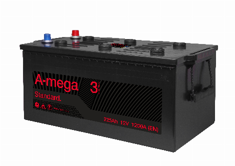 Akumuliatorius A-MEGA STANDARD 12 V, 225 Ah, 1200 A, EN