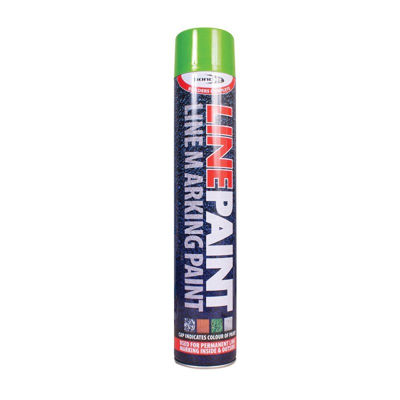 Linijų žymėjimo dažai BOND IT Line Marker Paint, 750 ml, žalios sp.