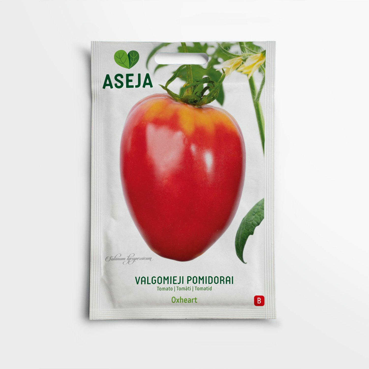 Valgomieji pomidorai Oxheart, ASEJA, 0,2 g, 20-0095 (B)