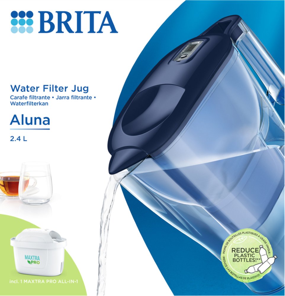 Filtravimo indas BRITA, ALUNA 2.4L MXPRO, mėlynas