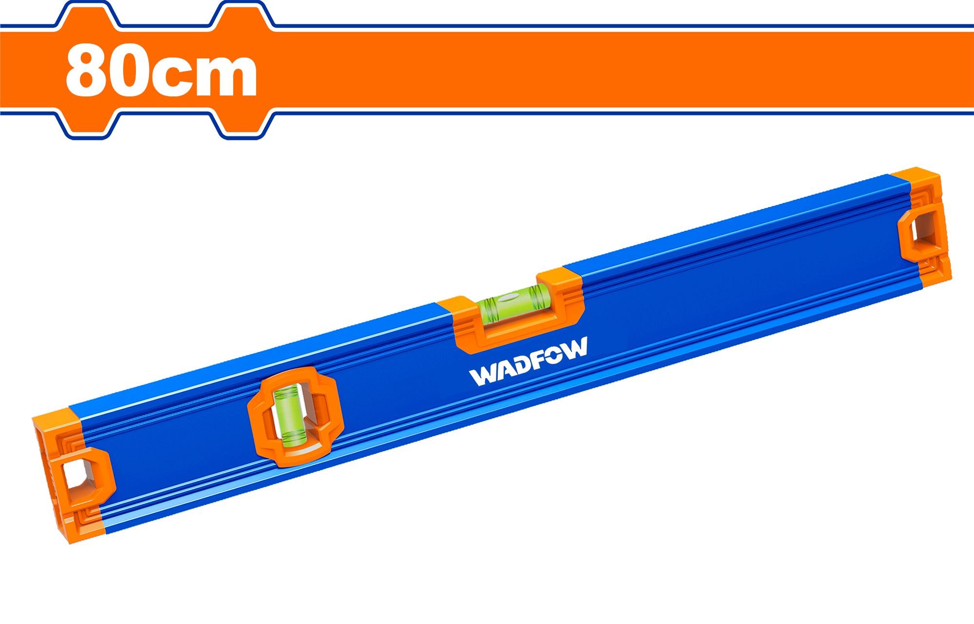 Gulsčiukas WADFOW, 2 akutės, aliumininis korpusas, storis 1 mm, 80 cm, WSL2G80