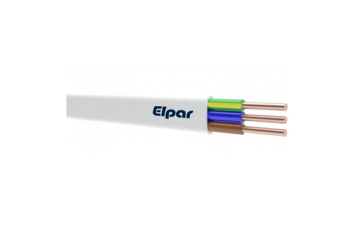 Instaliacinis kabelis ELPAR Ydy P 300/500V 3*1,5, plokšč. monol. (rul 100m)