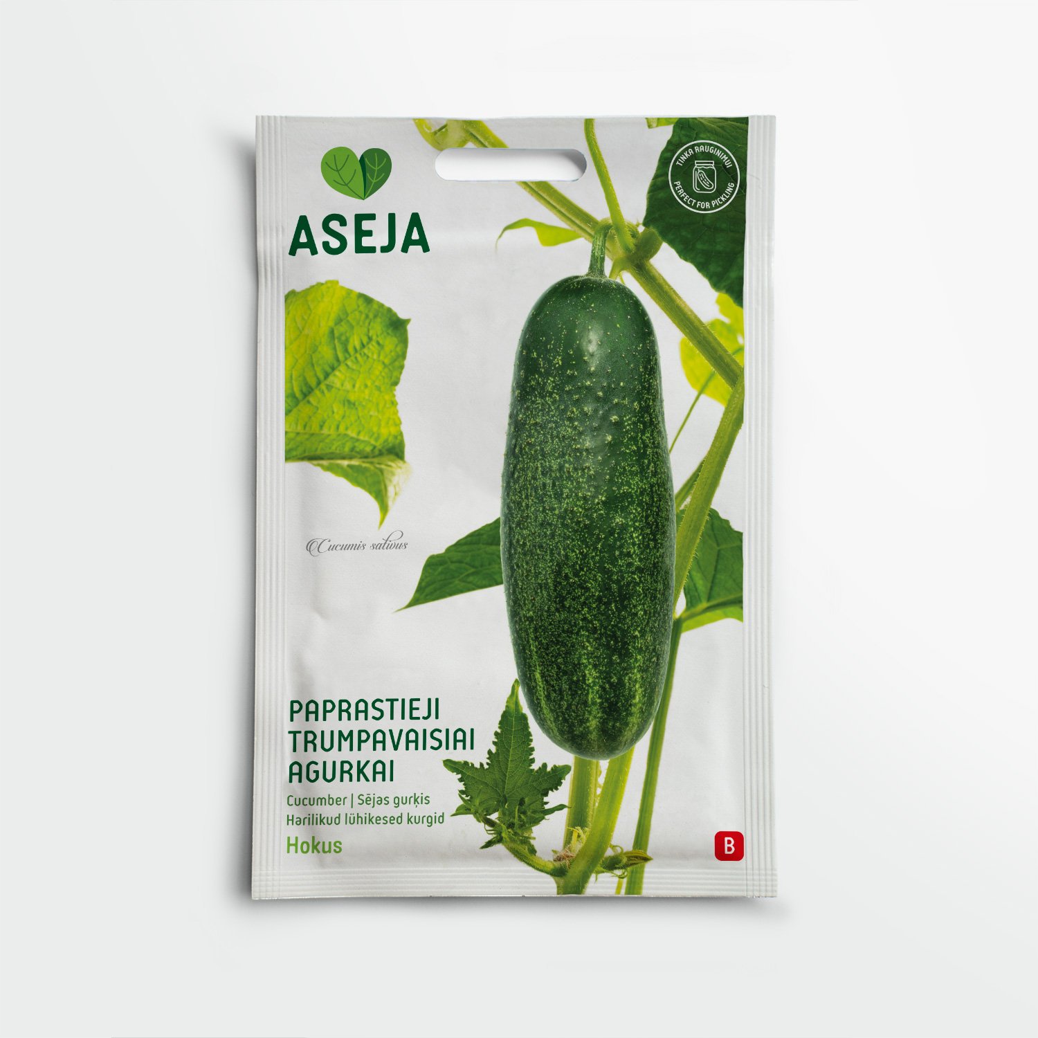 Paprastieji trumpavaisiai agurkai Hokus, ASEJA, 1 g, 20-0509 (B)