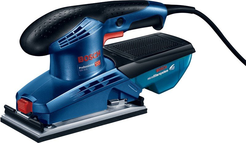 Elektrinis vibracinis šlifuoklis BOSCH Professional GSS 23 A, 190 W, 182 x 92 mm