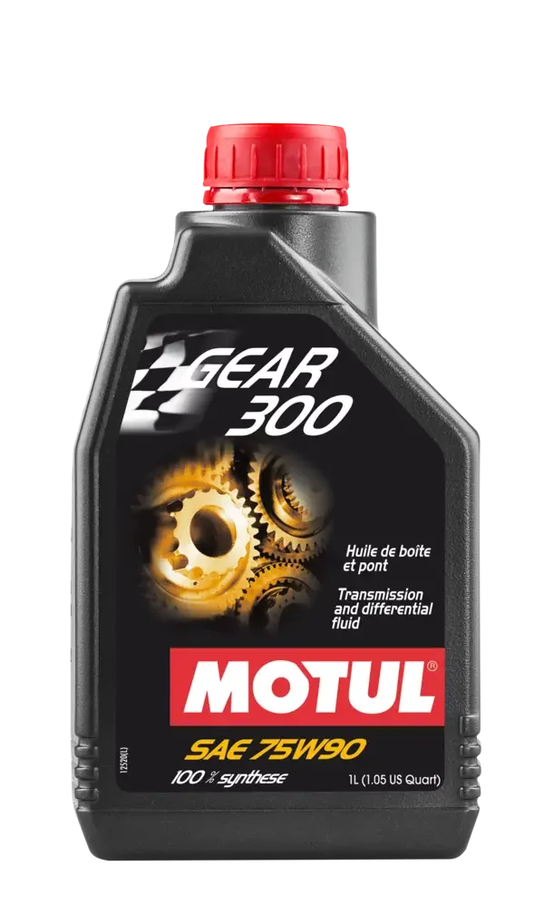 Transmisinė alyva MOTUL Gear 300 Sae 75W90, sintetinė, benzininiams, dyzeliniams ir dujiniams varikliams, 1L, (105777)