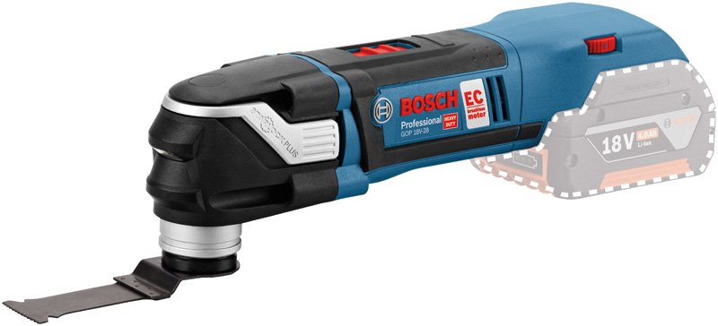 Akumuliatorinis multifunkcinis įrankis BOSCH Professional, 18V-28, SOLO, 18V, 06018B6002, be akumuliatoriaus ir kroviklio