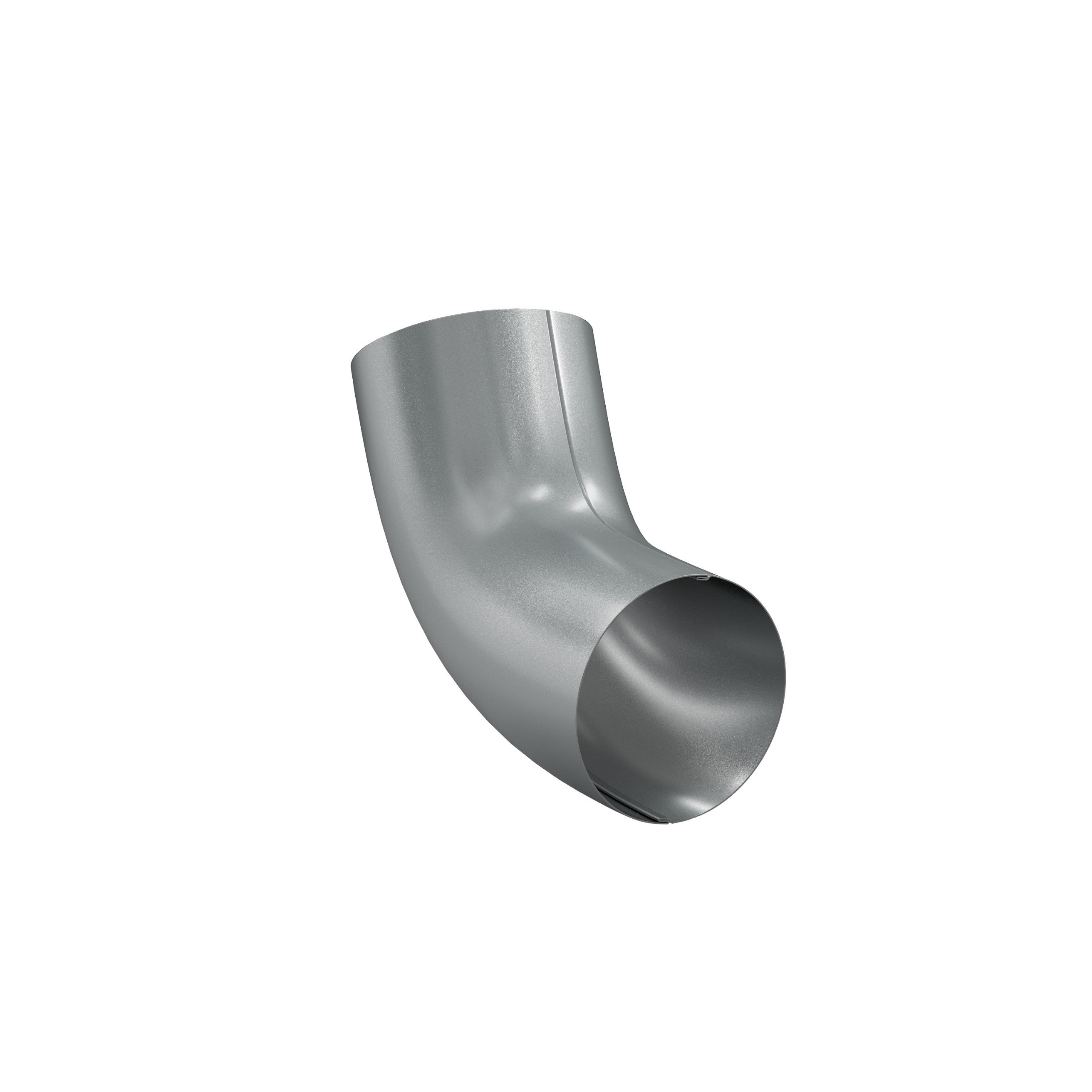 Alkūnė apatinė BILKA, skersmuo 90 mm, sidabrinė spalva, RAL9006