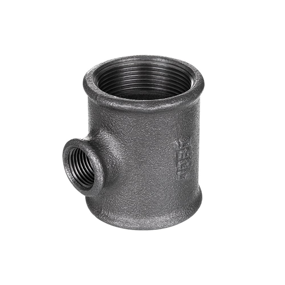 Redukuotas trišakis ketinis GEBO, d20x15x20, 3/4x1/2x3/4'', vid.sr., juoda sp.