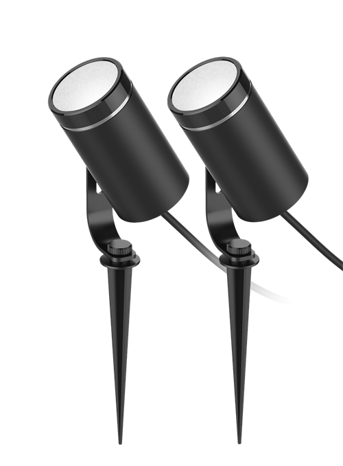 Išmanusis lauko šviestuvų rinkinys DELTACO, Smart Home Sh-Glex01, LED 8 W, RGB, švelni balta šviesa, be mait. šaltinio, papildymas prie SH-GLK01, 2 vnt.
