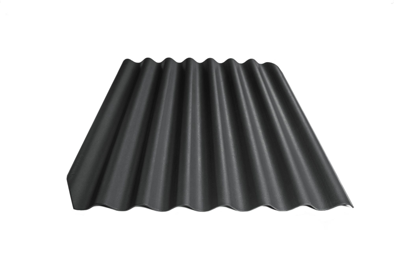 Banguotas lakštas ETERNIT Klasika L93, matmenys 1130 x 1250 mm, t. pilka spalva, 292109