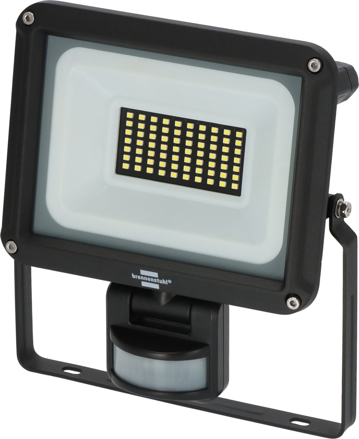 LED prožektorius BRENNENSTUHL Jaro 4060P, su judesio davikliu, 30W, 3450lm, 6500K, IP65