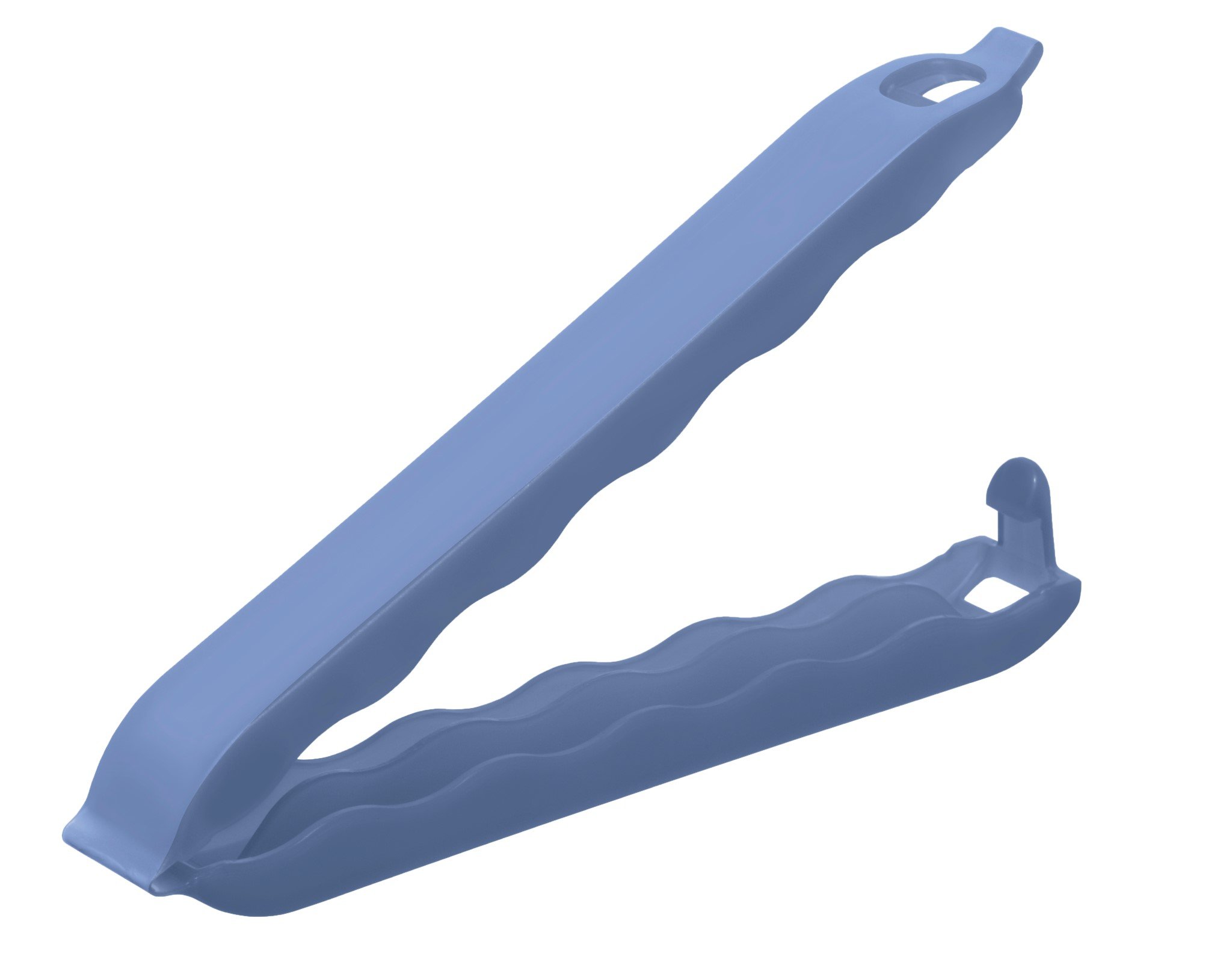Spaustukai maišeliams ROTHO Onda, 10 vnt., plastikas, ilgis 10 cm
