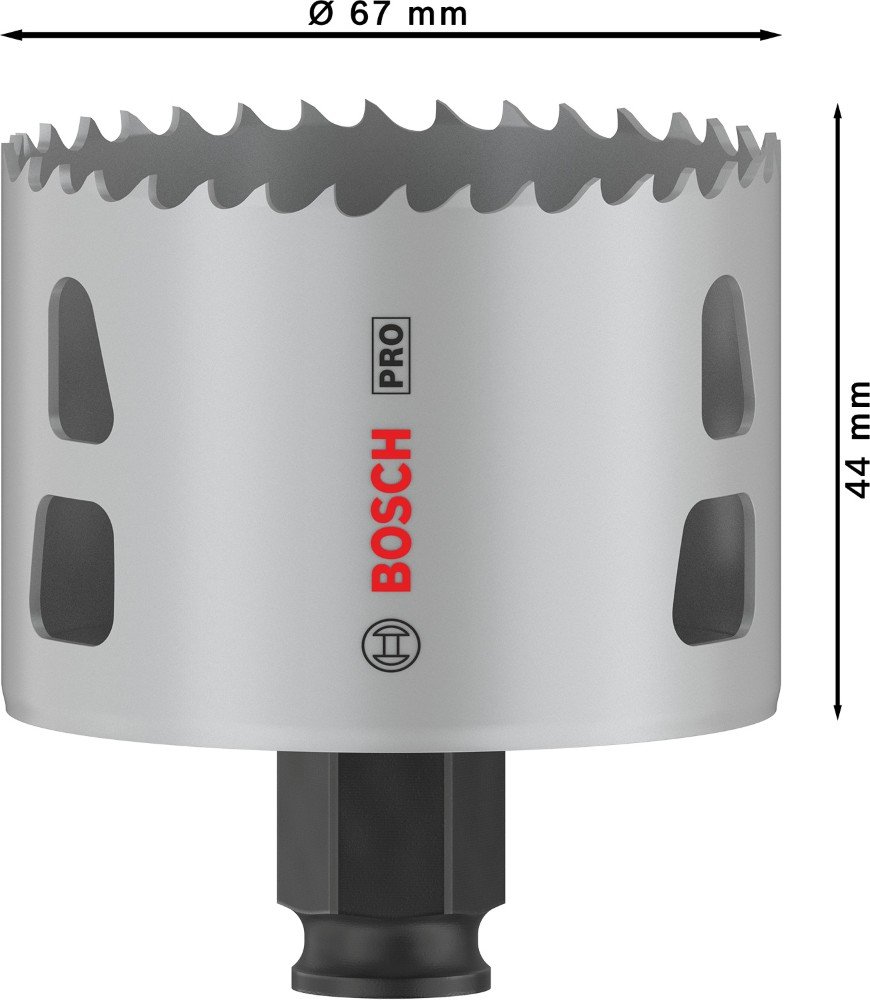 Grąžtas-karūna BOSCH Bi-metal Progressor, 67 mm