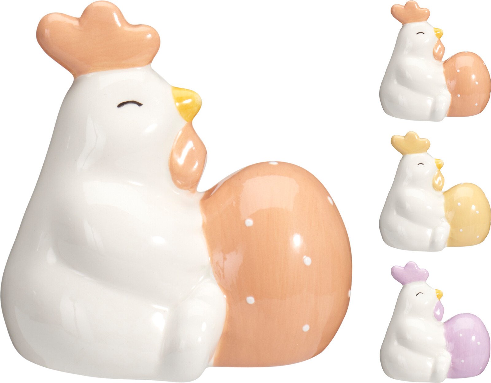 Velykinė dekoracija, 9 x 6 x 9 cm, 3 skirtingos sp.