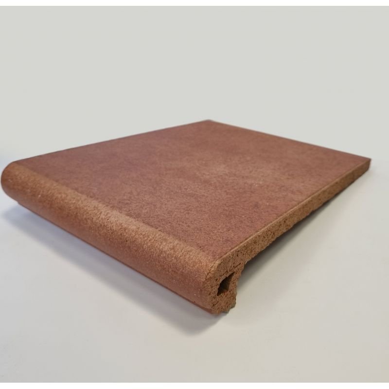 Klinkerinės grindų plytelės GRES ARAGON 902832 PARMA ROUND R9/C, 24,4 x 33 x 1,8 cm, pakopa, 698028