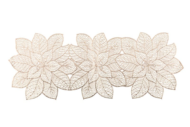 Kalėdinis stalo takelis WINTERIA Glory, 35,5 x 91,4 cm, auksinė sp.