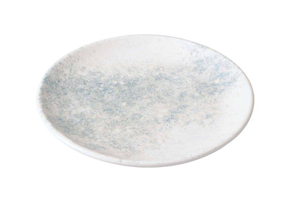 Lėkštė PORLAND PIOLI, porcelianas, skersmuo 23 cm, baltos ir mėlynos sp.