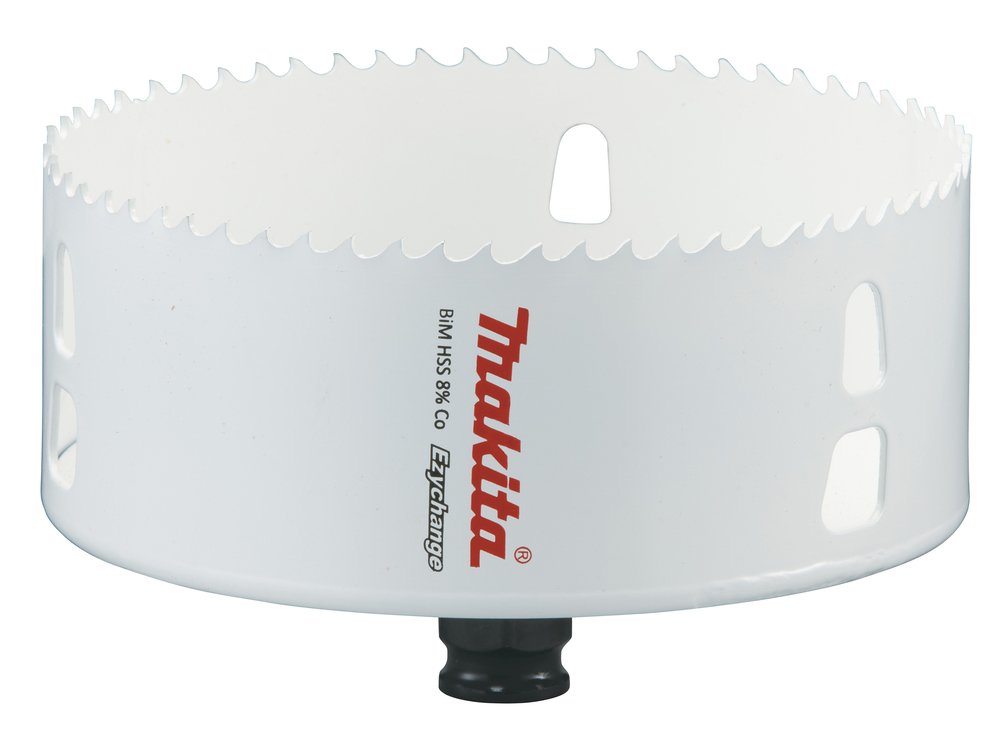 Bimetalinė gręžimo karūna MAKITA EZYCHANGE Bi-Metal, 121 mm