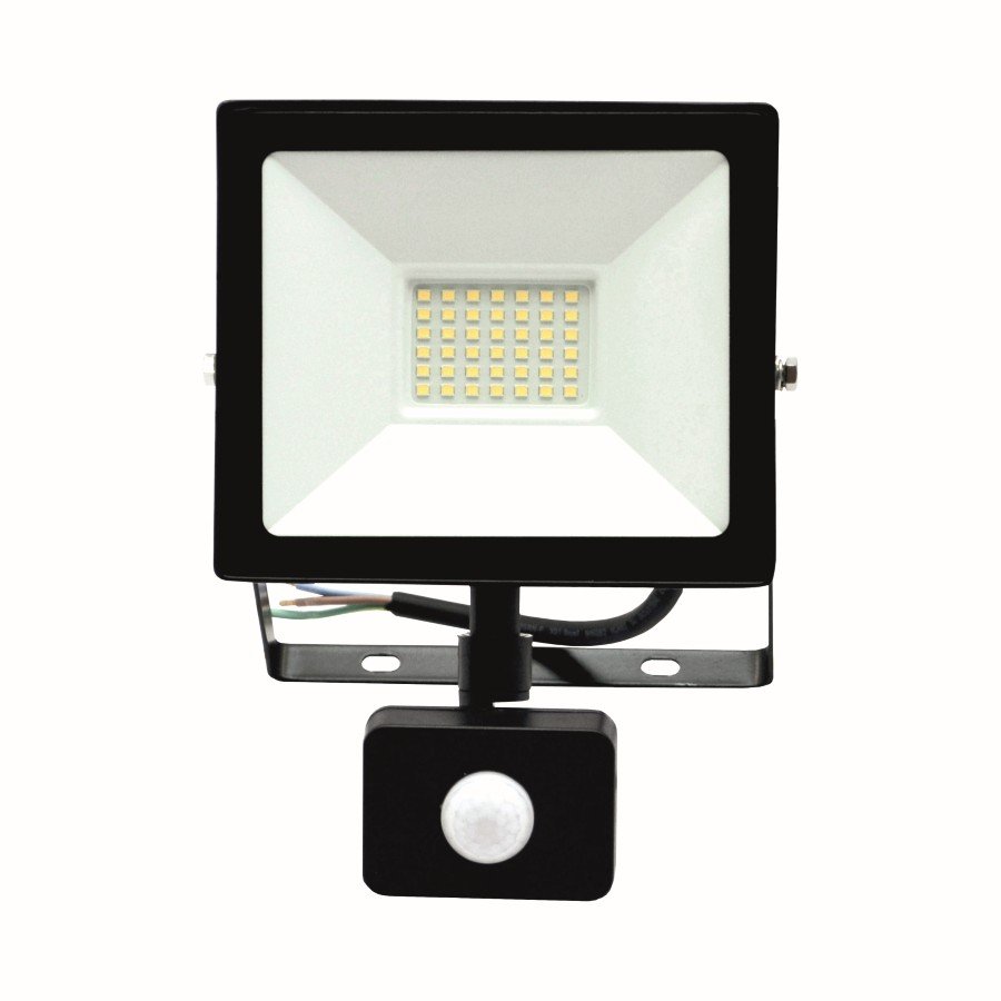 LED prožektorius TOPE Toledosens, su judesio davikliu, 30W, 2700lm, 4000K, IP65