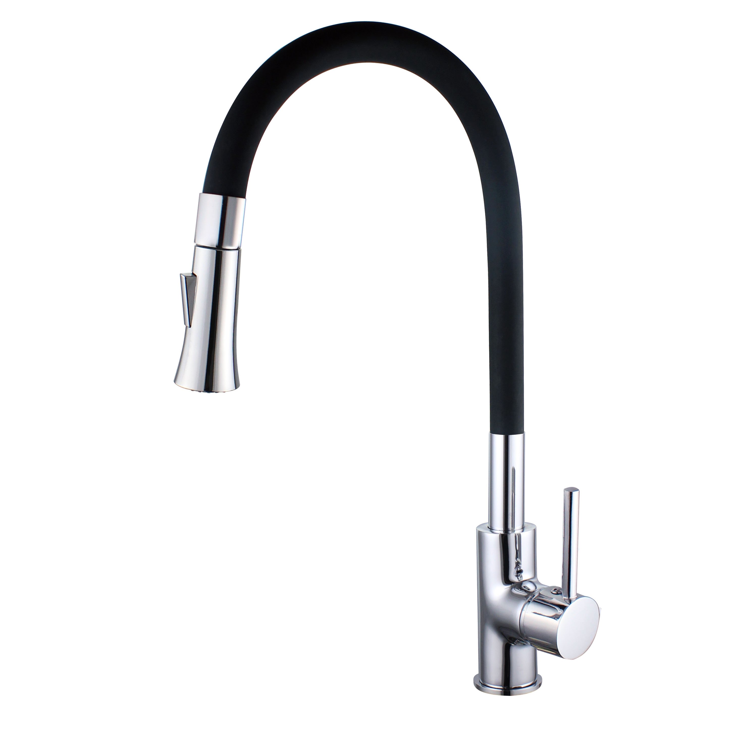 Plautuvės maišytuvas FLEX, su dušeliu, juodos spl., 170524