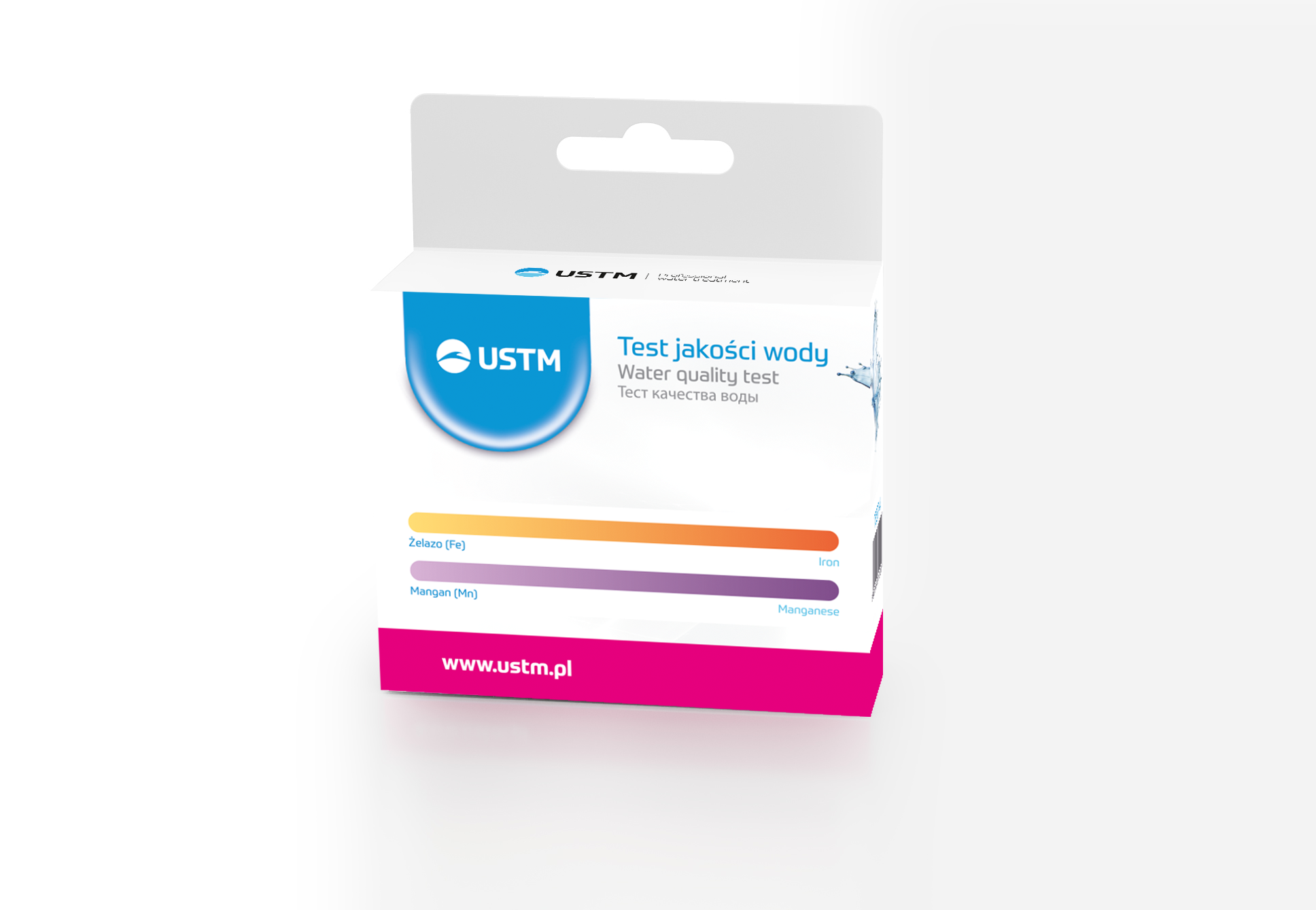 Vandens testeris USTM TEST-4, geležis ir manganas