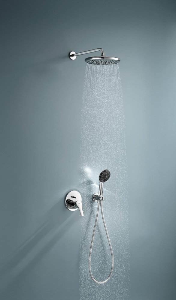 Dušo komplektas GROHE Start, potinkinis, su 250mm lietaus galva ir 110mm dušeliu, chromas, 25292000
